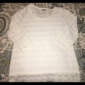 Light cream sweater